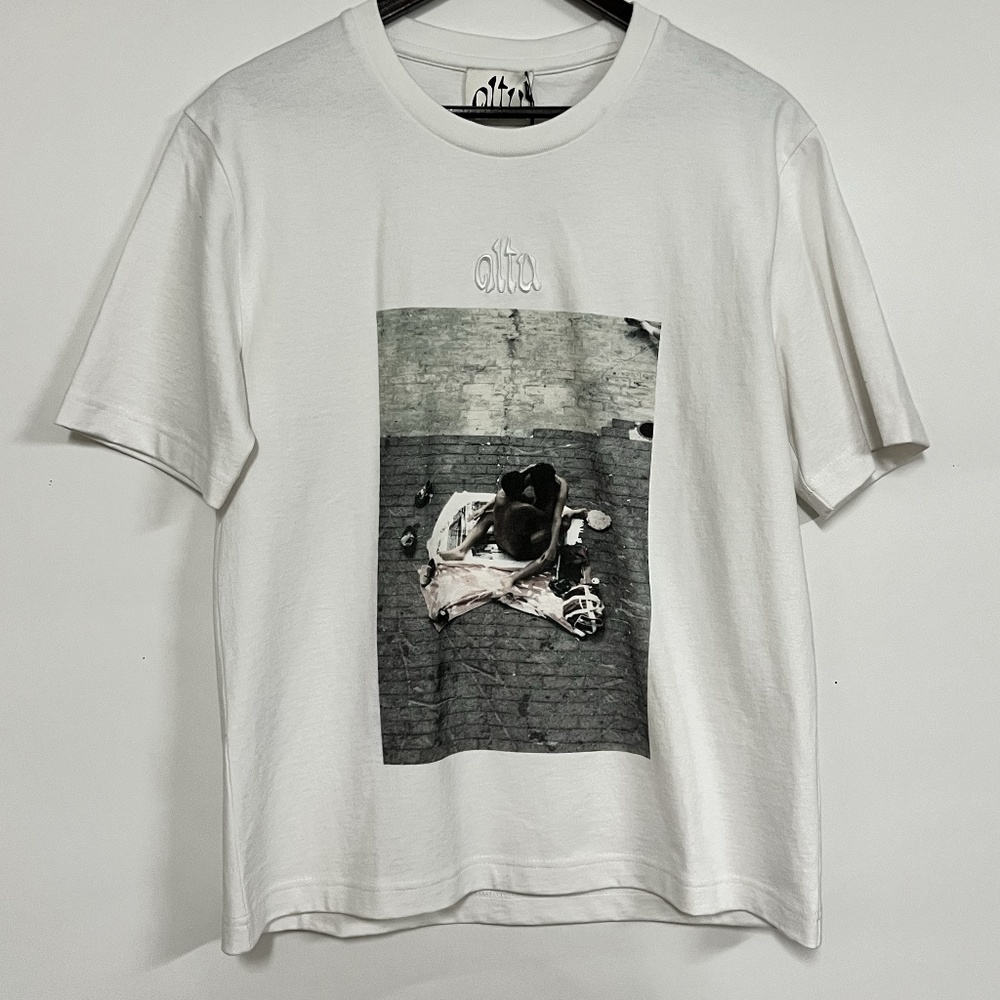 NWT Alta- Logo T-Shirt White w/ Men